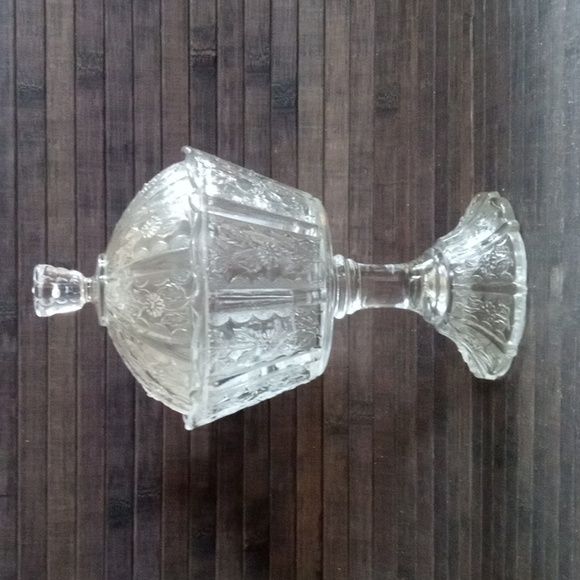 Vintage EAPG Bryce Brothers/US Glass Brazil Daisy & Panel Covered Compote EC - Picture 1 of 10